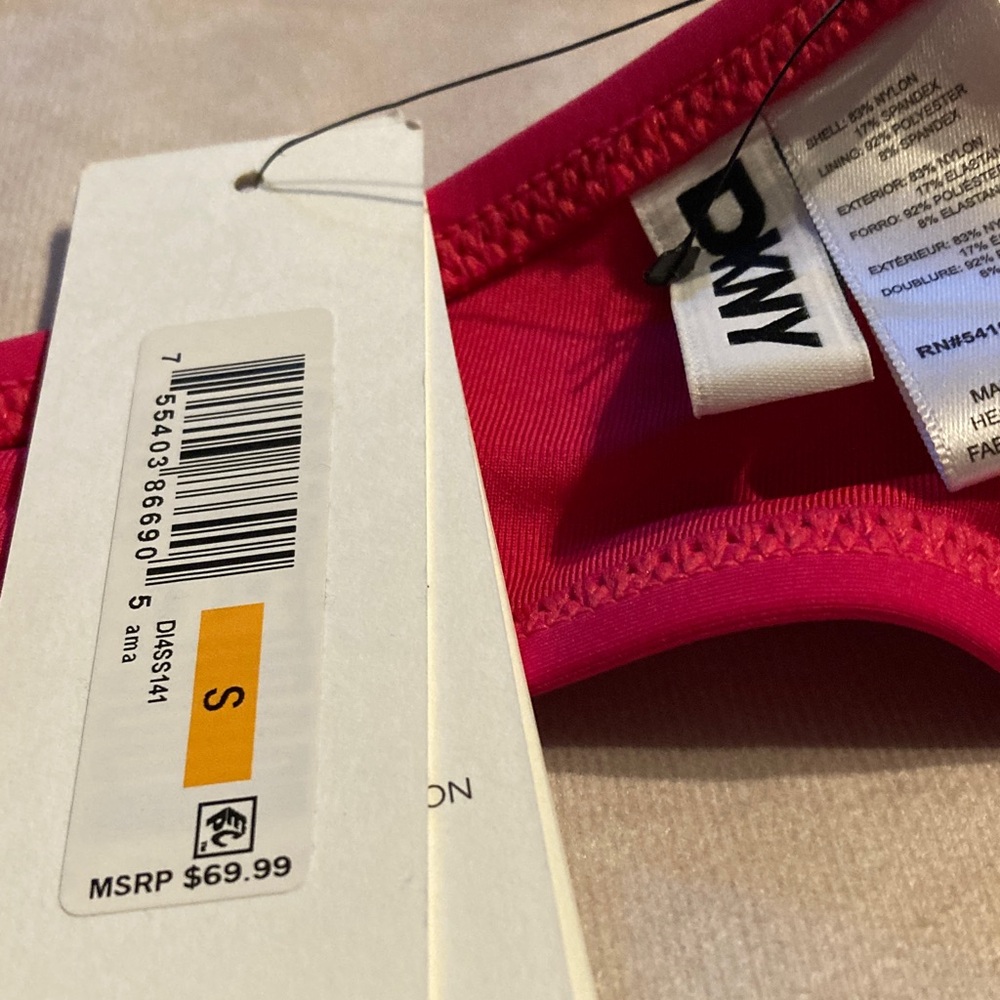 DKNY Fuchsia Bikini Set size Small brand new - Picture 6 of 15